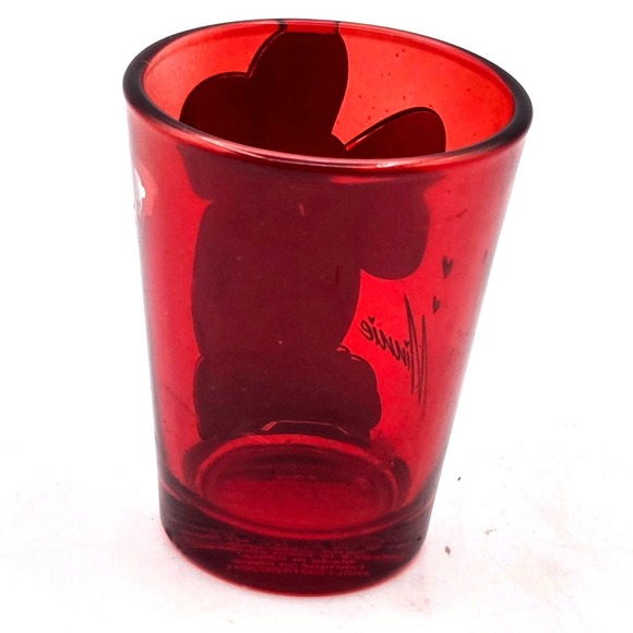 Disney Minnie Mouse Ruby Red Shot Glass - Picture 2 of 5